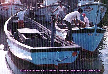 25' pole-and-line fishing boat